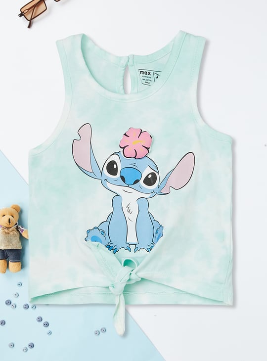 Girls Lilo & Stitch Print Shorts Set