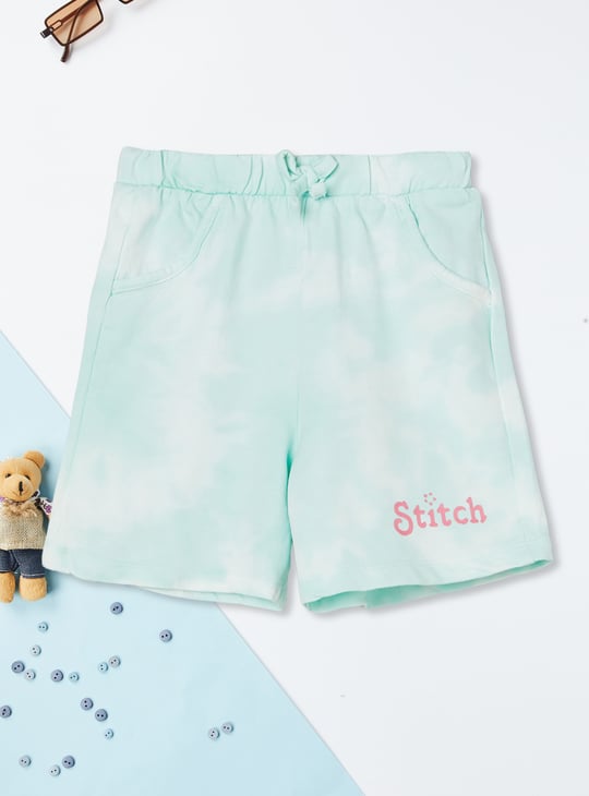 Girls Lilo & Stitch Print Shorts Set