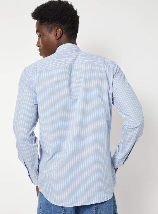 Men Striped Slim Fit Shirt