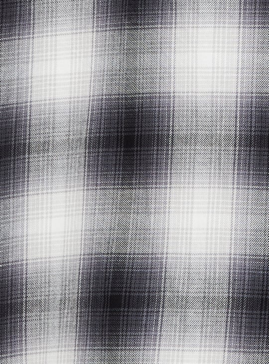 Women Oversized Checked Shirt