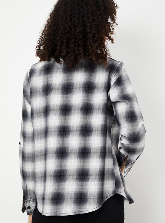 Women Checked Regular Fit Shirt
