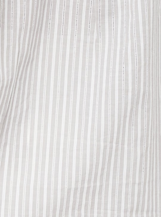 Women Striped Oversized Shirt