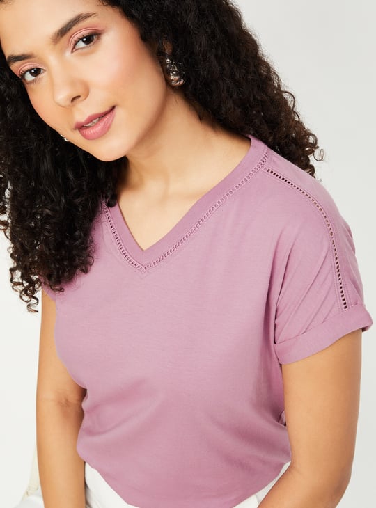 Women Solid T-shirt
