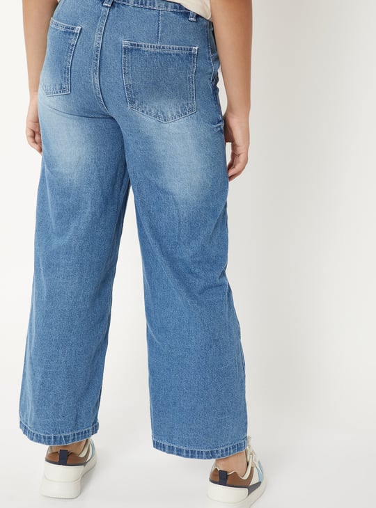 Girls Washed Slim Fit Jeans