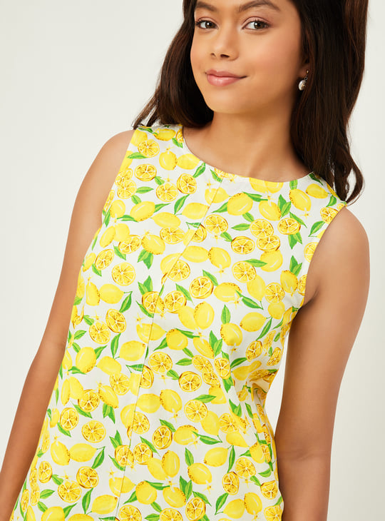 Girls Printed Shift Dress