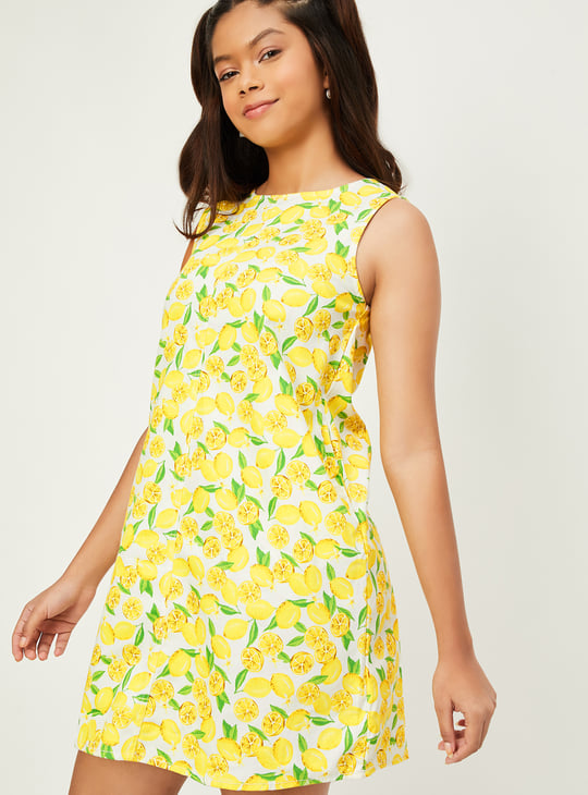 Girls Printed Shift Dress
