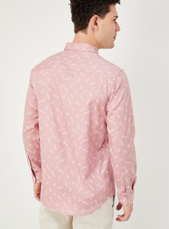 Men Printed Slim Fit Shirt