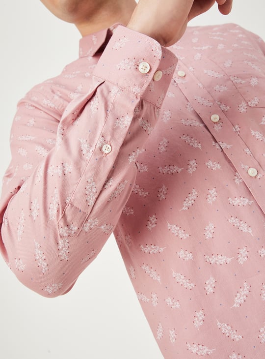 Men Printed Slim Fit Shirt