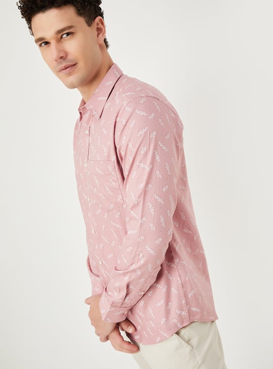 Men Printed Slim Fit Shirt