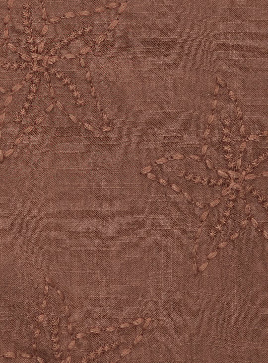 Women Embroidered Oversized Shirt