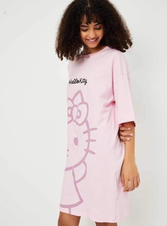 Women Hello Kitty Printed Chemise