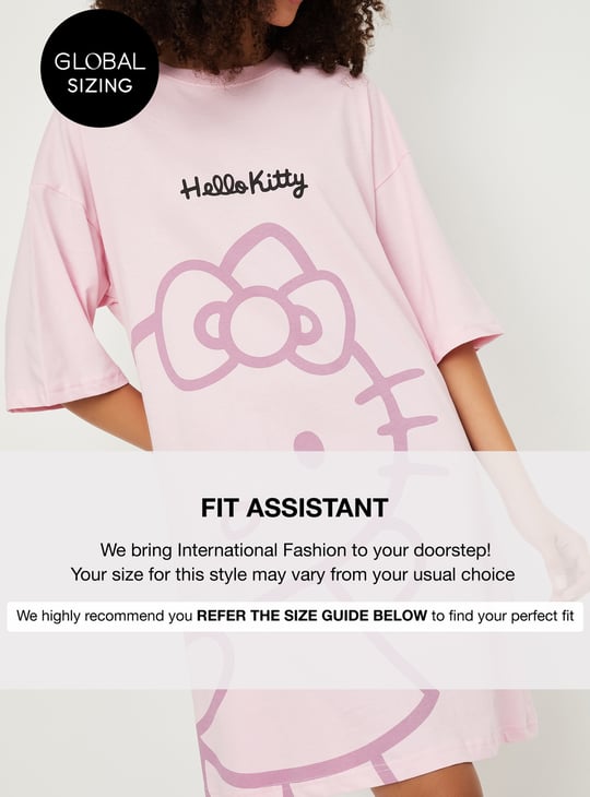 Women Hello Kitty Printed Chemise