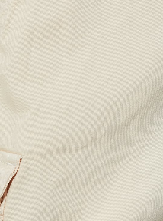 URB_N Women Solid Baggy Cargo Shorts