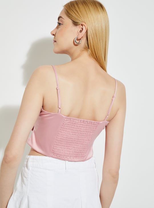 ALAYA F x URB_N Women Bow Crop Top