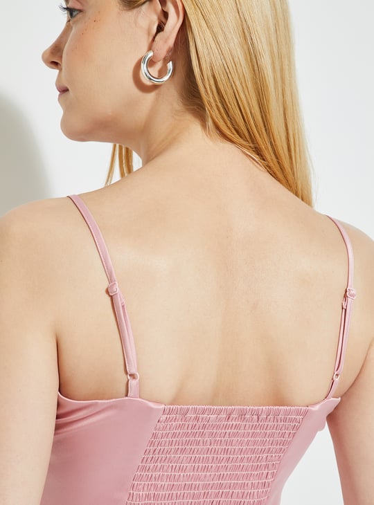 ALAYA F x URB_N Women Bow Crop Top