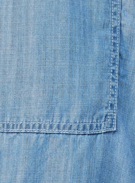Women Washed Denim Shorts