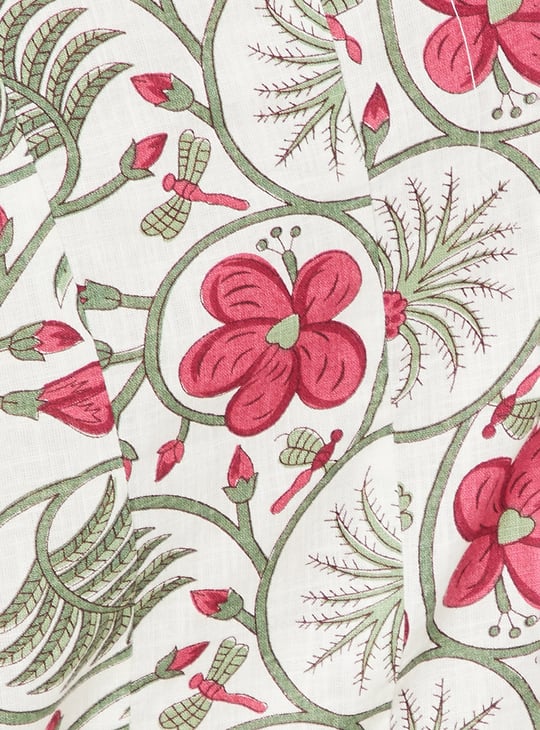 Women Floral Print A-line Kurta Set