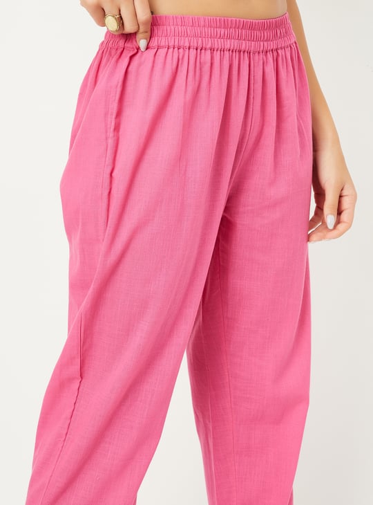 Women Embroidered Straight Kurta Set