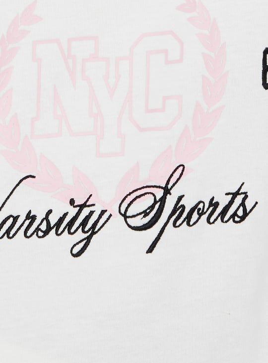 Women Printed Athleisure Oversized T-shirt