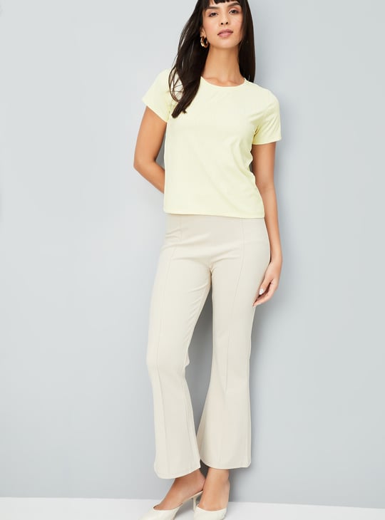 Women Ribbed T-shirt - Pack of 2