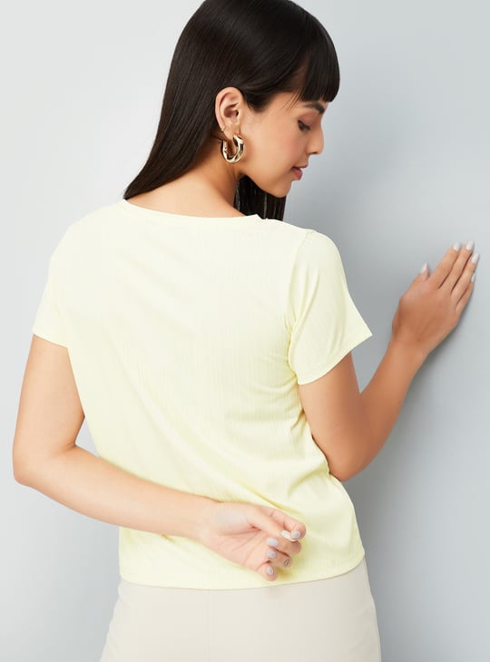 Women Ribbed T-shirt - Pack of 2