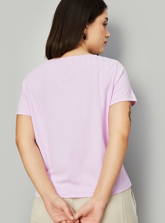 Women Ribbed T-shirt - Pack of 2