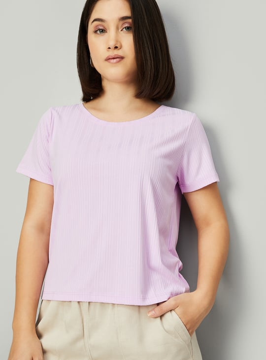 Women Ribbed T-shirt - Pack of 2