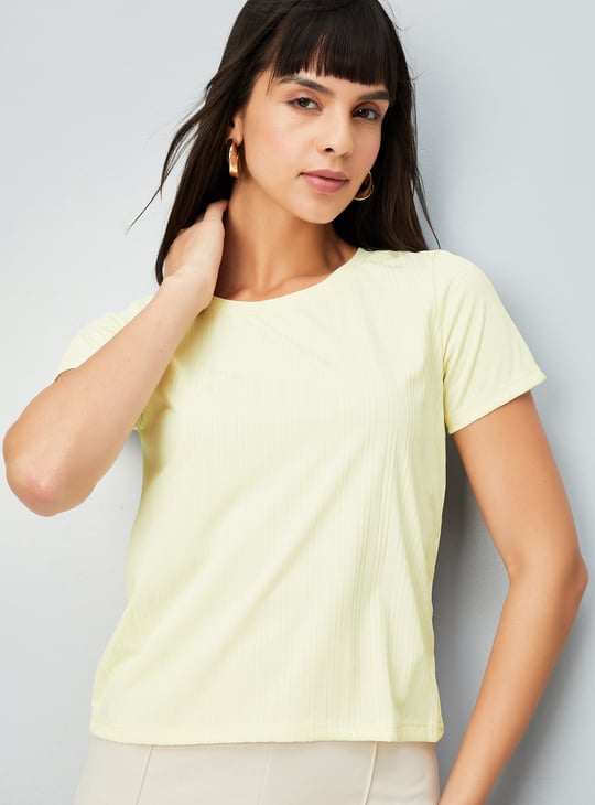 Women Ribbed T-shirt - Pack of 2