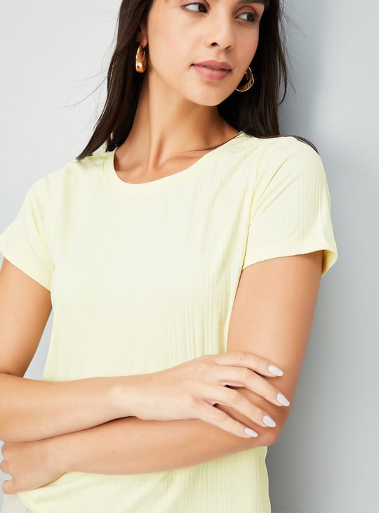 Women Ribbed T-shirt - Pack of 2