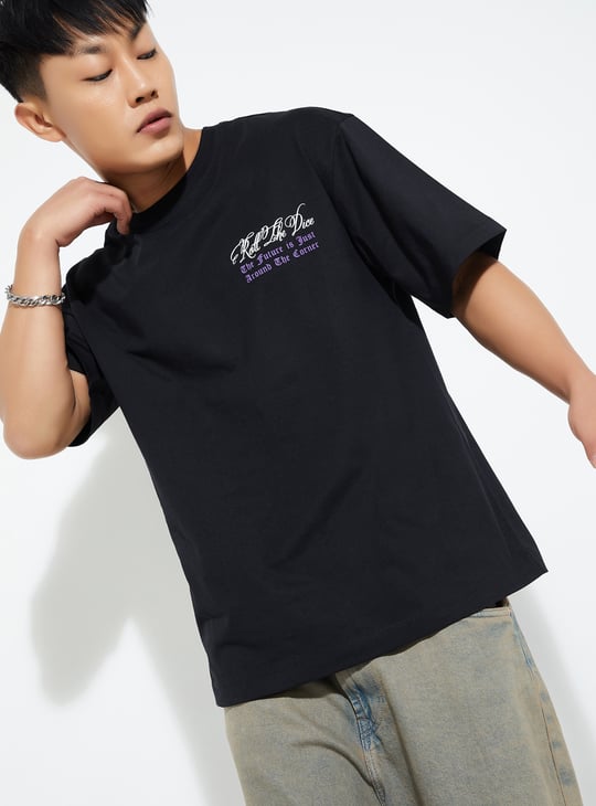 Buy URB_N Men Printed Oversized T-shirt Online at just Rs. 599.0