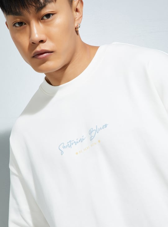 URB_N Men Printed Boxy Fit T-shirt