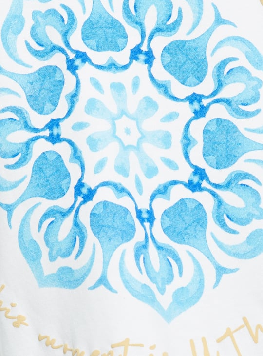 URB_N Men Printed Boxy Fit T-shirt