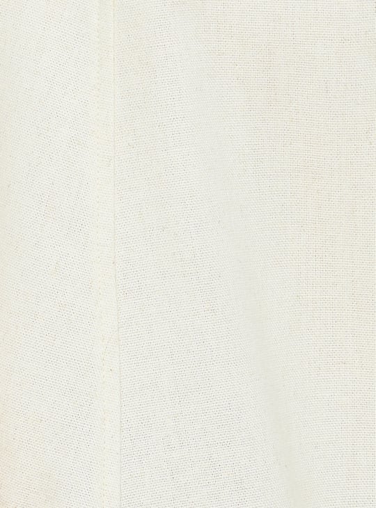 Women Solid A-line Belted skirt