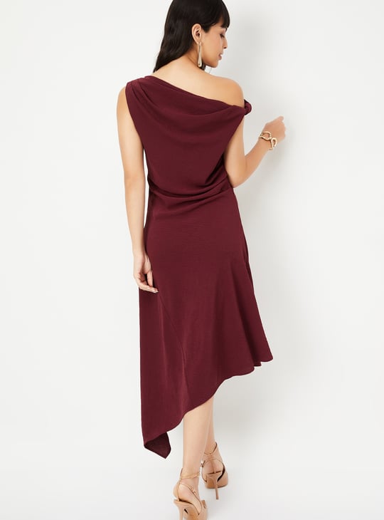 Kalki x Max Women Asymmetric Dress with Gathers