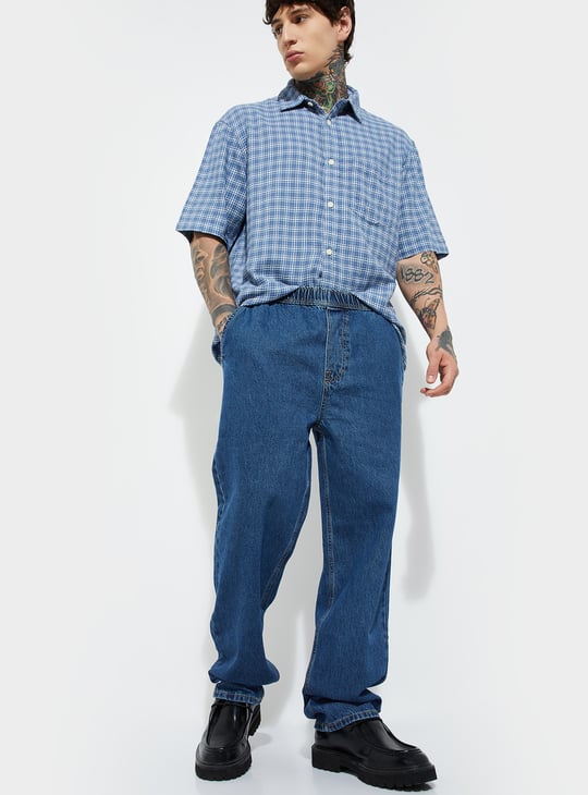 URB_N Men Washed Loose Fit Jeans