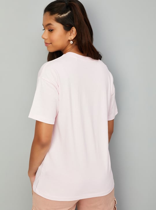 Girls Lilo & Stitch Print T-shirt