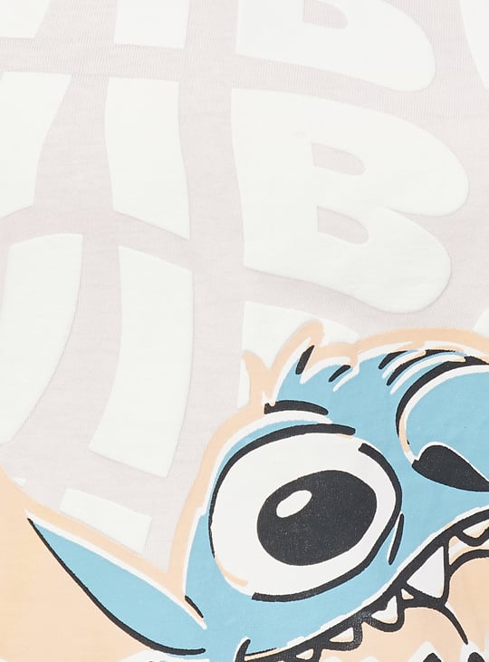 Girls Lilo & Stitch Print T-shirt