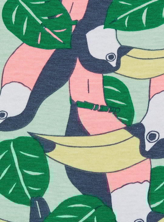 Girls Printed A-line Dress - Pack of 2