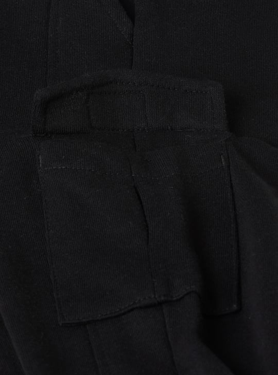 Boys Solid Cargo Joggers