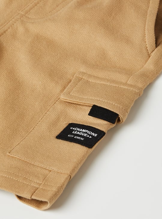 Boys Knit Cargo Shorts - Pack of 2