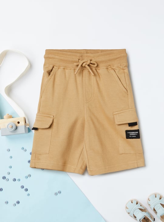 Boys Knit Cargo Shorts - Pack of 2