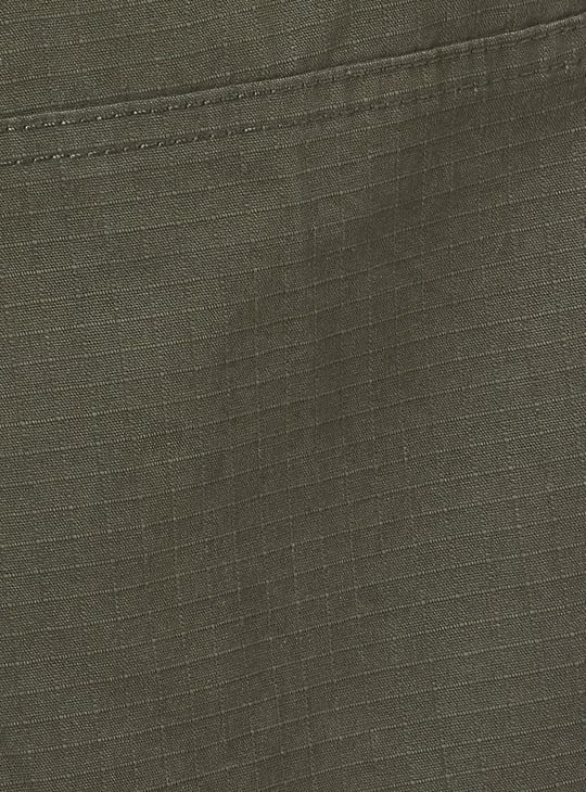 Boys Solid Cargo Trousers