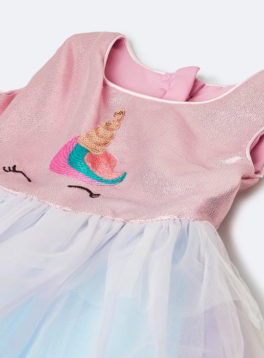 Unicorn Dress Woolworths Girls Dresses Girls Unicorn Sequins Tulle - Main Image