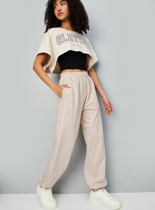 Women Side Taping Athleisure Joggers