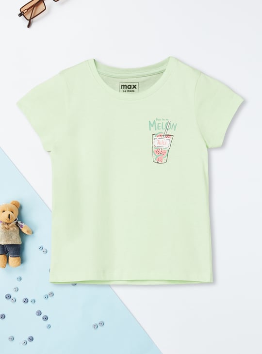 Girls Printed T-shirt - Pack of 2