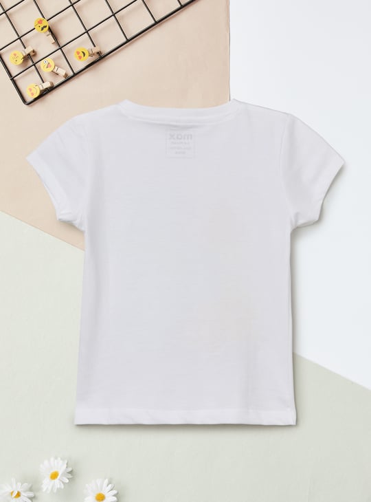 Girls Printed T-shirt - Pack of 2