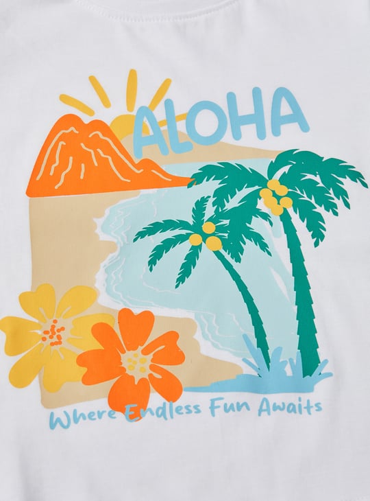 Girls Printed T-shirt - Pack of 2