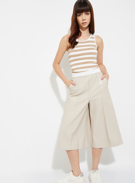 URB_N Women Ribbed Tank Crop Top