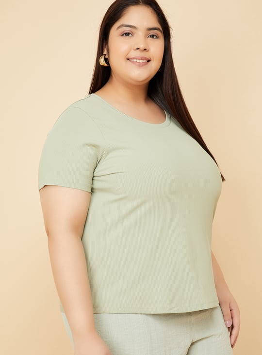 Women Ribbed T-shirt
