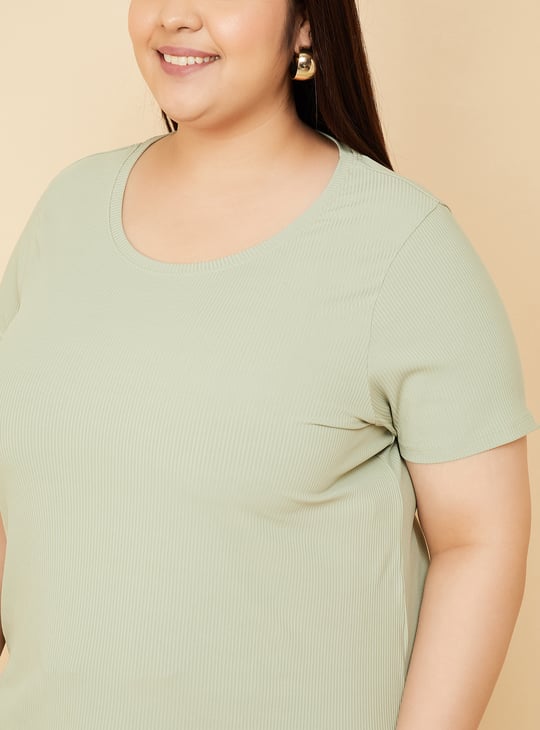 Women Ribbed T-shirt